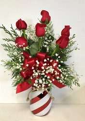 6 Christmas Roses from Clermont Florist & Wine Shop, flower shop in Clermont