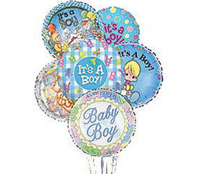 It's A Boy! Balloon Bunch from Clermont Florist & Wine Shop, flower shop in Clermont