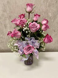 Lavender Roses For Mom from Clermont Florist & Wine Shop, flower shop in Clermont
