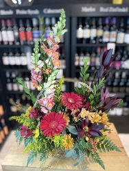 Autumn Basket Blooms from Clermont Florist & Wine Shop, flower shop in Clermont