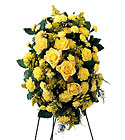Glowing Tribute Standing Spray from Clermont Florist & Wine Shop, flower shop in Clermont