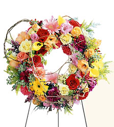 Ring of Friendship Wreath from Clermont Florist & Wine Shop, flower shop in Clermont