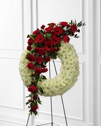 Graceful Tribute(tm) Wreath from Clermont Florist & Wine Shop, flower shop in Clermont