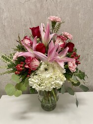 Burgundy Blush from Clermont Florist & Wine Shop, flower shop in Clermont