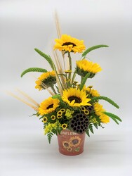 Bucket Of Sunshine from Clermont Florist & Wine Shop, flower shop in Clermont