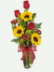 Sunflowers and Roses from Clermont Florist & Wine Shop, flower shop in Clermont