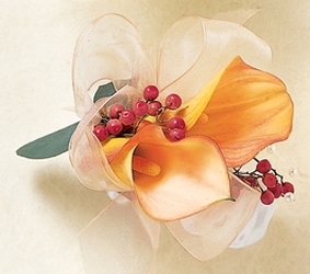 Berry Fresh Wrist Corsage from Clermont Florist & Wine Shop, flower shop in Clermont