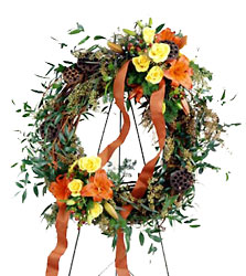  Flourishing Garden Wreath from Clermont Florist & Wine Shop, flower shop in Clermont