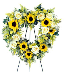 Forever Heart Wreath from Clermont Florist & Wine Shop, flower shop in Clermont