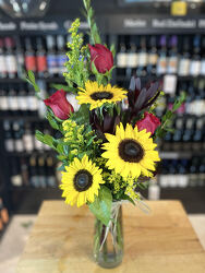 Sunflowers and Roses from Clermont Florist & Wine Shop, flower shop in Clermont