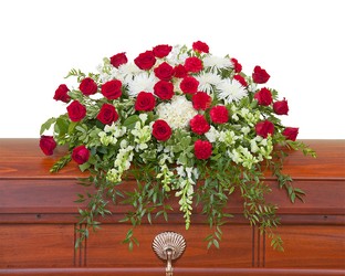 Enduring Strength Casket Spray from Clermont Florist & Wine Shop, flower shop in Clermont