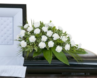 Simple Love Casket Spray from Clermont Florist & Wine Shop, flower shop in Clermont