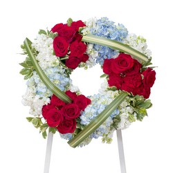 Honor Wreath from Clermont Florist & Wine Shop, flower shop in Clermont