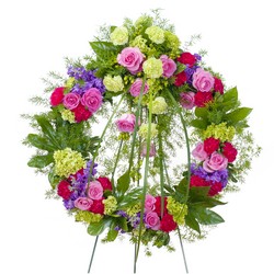 Forever Cherished Wreath from Clermont Florist & Wine Shop, flower shop in Clermont